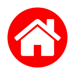 Fototapeta premium House icon isolated on transparent background