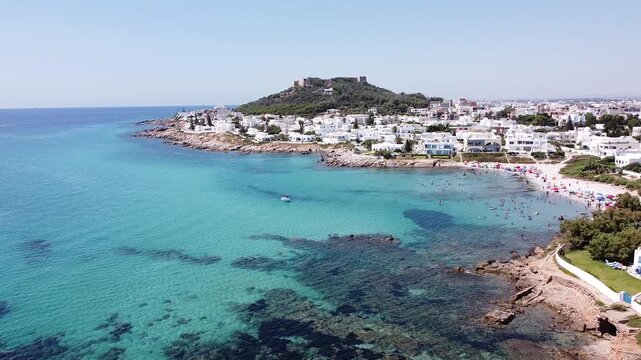 Kelibia From the skies - Drone Shot - Tunisia Beach