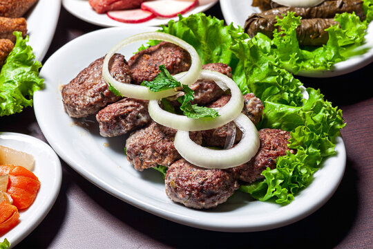Kafta, traditional Arabic food