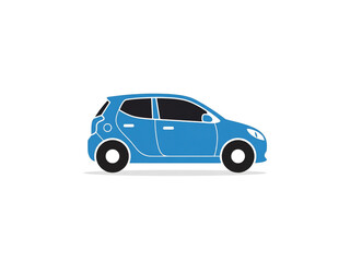 Fototapeta premium Modern car icon for automotive and transportation design