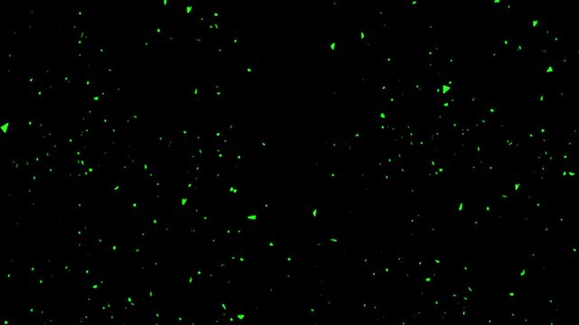 Confetti explosion animation on transparent background.green  Confetti Burst Logo Reveal,confetti particle animation,Colorful party popper shooting motion graphic with alpha channel prores 4444
