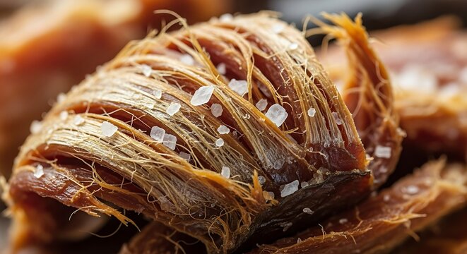 Traditional Icelandic Har&eth;fiskur: Dried Fish Fillets with Coarse Sea Salt