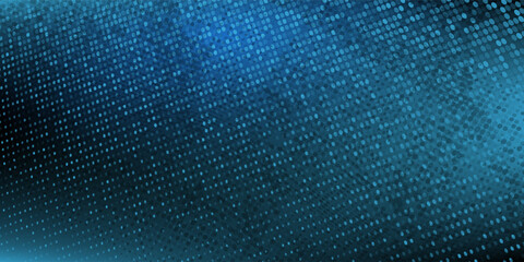 Obraz premium background halfhone blue digital grid wallpaper blurry business interface. Technology,eps10