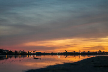 Isla Cristina Huelva Andalsia Spain sunset