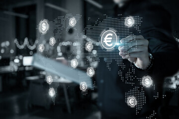 Global currency trading.