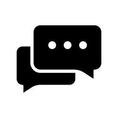 Silhouette Mailing Message Icon Isolated on Transparent Background