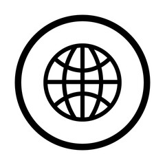 Obraz premium Silhouette Internet Network Icon Isolated on Transparent Background