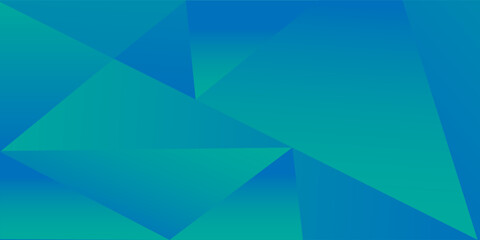 Obraz premium Abstract background with blue and teal colors. This background features a gradient and textured style with overlapping geometric shapes. modern