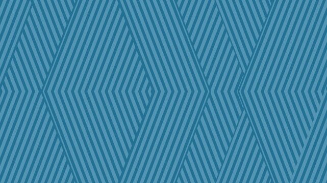 Seamless Blue Geometric Pattern Abstract Background Diagonal Lines Modern Design Motion Graphic