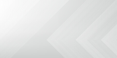 Abstract background with glowing gray and white arrow lines design. Modern geometric line pattern for covers, posters, banners, brochures, presentations, and websites. EPS.10