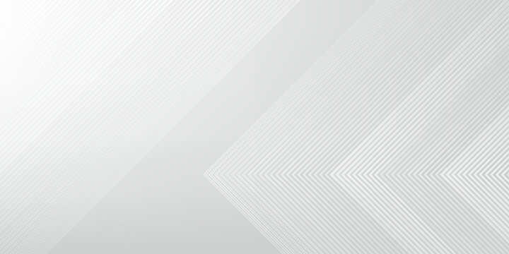 Abstract background with glowing gray and white arrow lines design. Modern geometric line pattern for covers, posters, banners, brochures, presentations, and websites. EPS.10