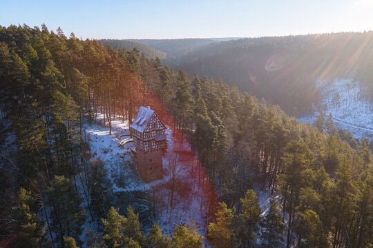 Herzogstuhl (Jagdanlage Rieseneck) im Saale-Holzland-Kreis, Th&uuml;ringen