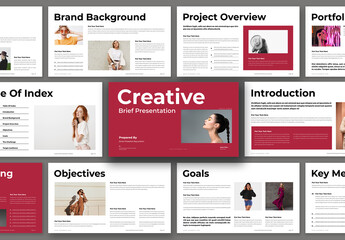 Creative Brief Presentation Template Design