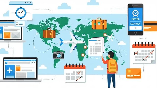 Global Logistics and Technology Integration Scene.