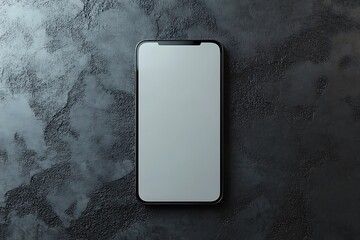 Modern Smartphones with Blank Screens in Hand and Isolated on Colorful Backgrounds