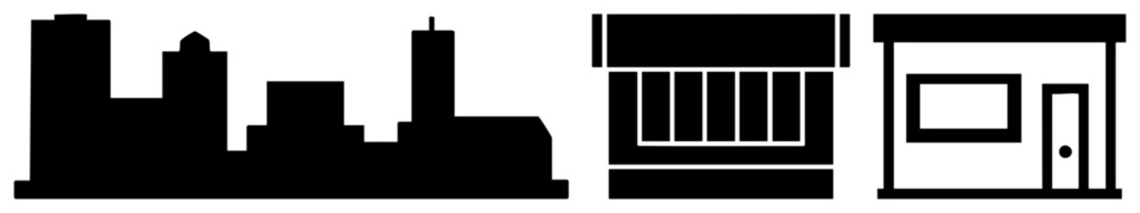 Urban and Buildings Silhouettes