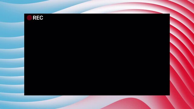 Overlay ideal for broadcasting, featuring transparent screen and red rec icon. Versatile for live streams, video productions, and presentations.