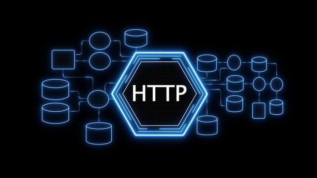 H T P protocol technology for secure online transactions and communication http internet network, secure web connectivity and digital data transfer concept