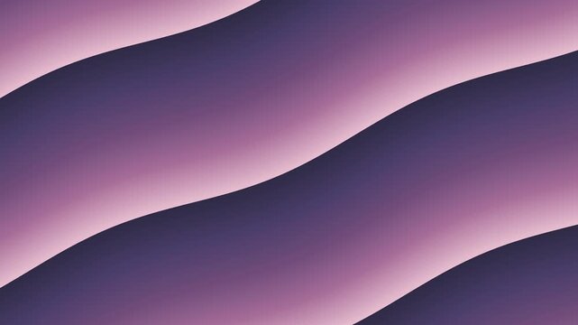 Abstract Waveforms Silky Night Scene in Soft Purple Gradient
