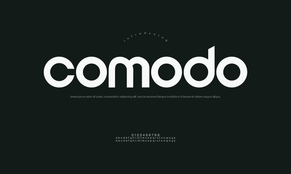 Modern sans-serif typeface with clean, geometric letterforms and rounded edges, perfect for contemporary branding and design.