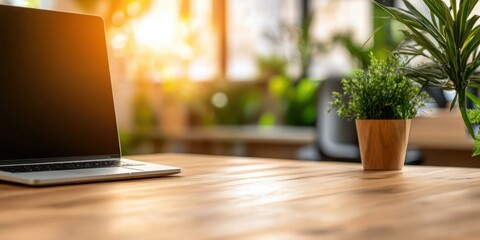 Bright and open co-working space inviting creativity and innovation