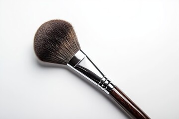 Retractable brush isolated on white background