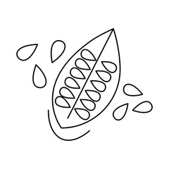 Sesame Seeds Icon. Vector Design