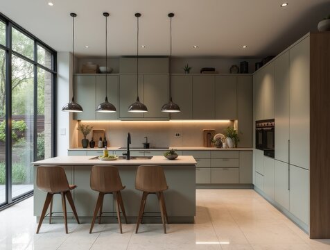 modern kitchen interior