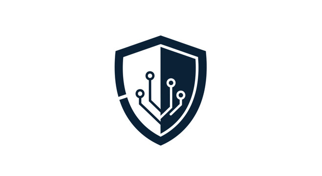 Digital Security Emblem Symbolizing Protection And Safety With Innovative Design