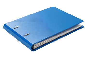 Professional Blue Office Ring Binder for Organized Document Storage and Efficient File Management, an Essential Tool for Business and Academic Record-Keeping and Paperwork