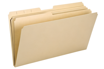 Beige manila file folders neatly stacked and organized, ready for office documentation and professional paperwork management on a clean desktop environment, symbolizing efficient data handling
