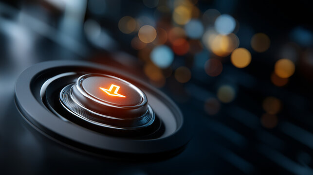 Backup button disaster recovery internet technology concept interface digital restoration system data protection solution business continuity technology emergency response wit