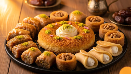 Assorted middle eastern desserts