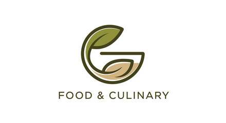 Elegant, Modern Logo Design Representing Culinary And Organic Food Businesses Perfectly