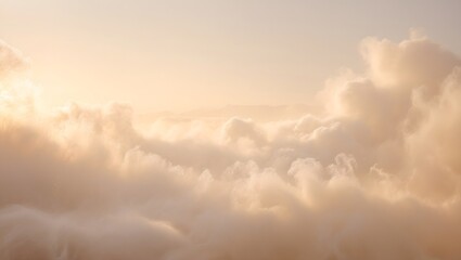 Fototapeta premium Soft Pastel Clouds in Calm Sky Background 