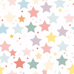Obraz premium star pattern, seamless pattern, star seamless pattern, celestial pattern