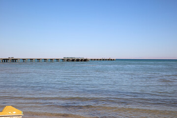 A dock on the Red Sea