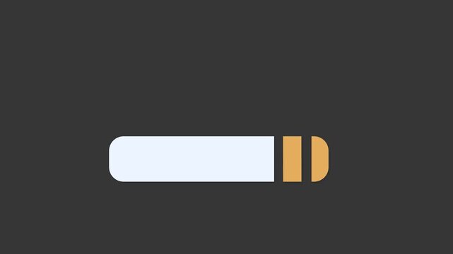 Cigarette Illustration: A single cigarette, its stark silhouette stands in contrast to the muted background, symbolizing a moment of contemplation.