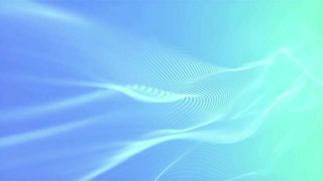 Abstract blue wave background featuring futuristic digital lines and a flowing curve pattern for a professional business technology wallpaper template