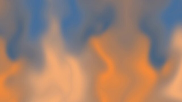 A soft abstract gradient blending shades of blue and orange like fire and clouds creates a fiery effect, perfect for background designs, web graphics, digital art, and modern illustrations.