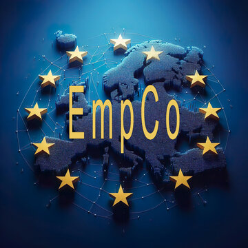 Illustration saying EmpCo, which stands for Empowering Consumers for the Green Transition Directive). It's a new EU directive designed to stop "greenwashing" by making environmental claims truthful.