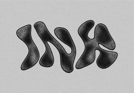 Liquid Ink Stamp Text Effect