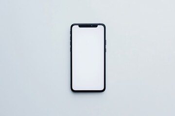 Modern Smartphones in Varied Perspectives and Hands Displaying Blank Screens in Minimalist Settings