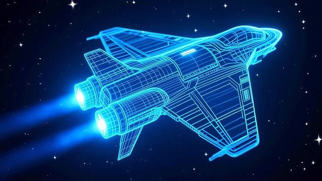 FuturisticBlueStealthFighterinStarryNightSky