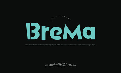 Fototapeta premium Creative Decorative Typography Font Styles