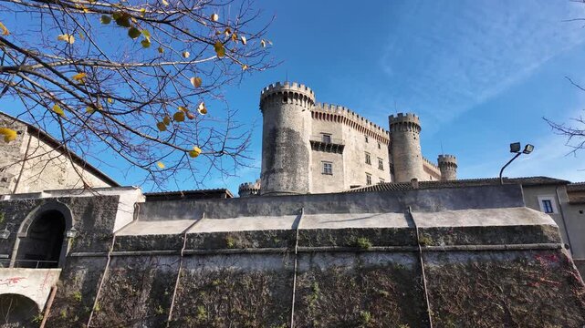 Medieval Odescalchi Castle in Bracciano, Italy near Rome