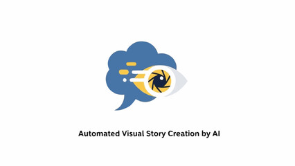Fototapeta premium Automated Visual Story Creation by AI.
