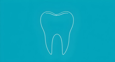 Obraz premium tooth, dentalcare, dentistry, dentist, oral, mouth, hygiene, health, medical, clinic, care, clean, smile, enamel, molar, premolar, incisor, cavity, filling, checkup, outline, sketch, lineart, handdraw