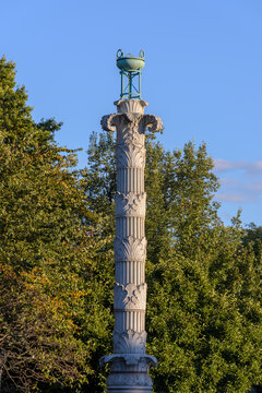 Column at the Entrance of Prospect Park at Bartel-Pritchard Square in Brooklyn