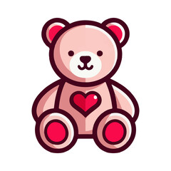 Fototapeta premium teddy bear illustration design